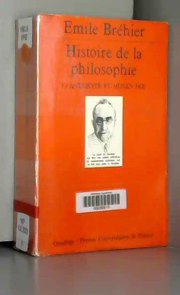 Histoire De La Philosophie. Tome 1 book
