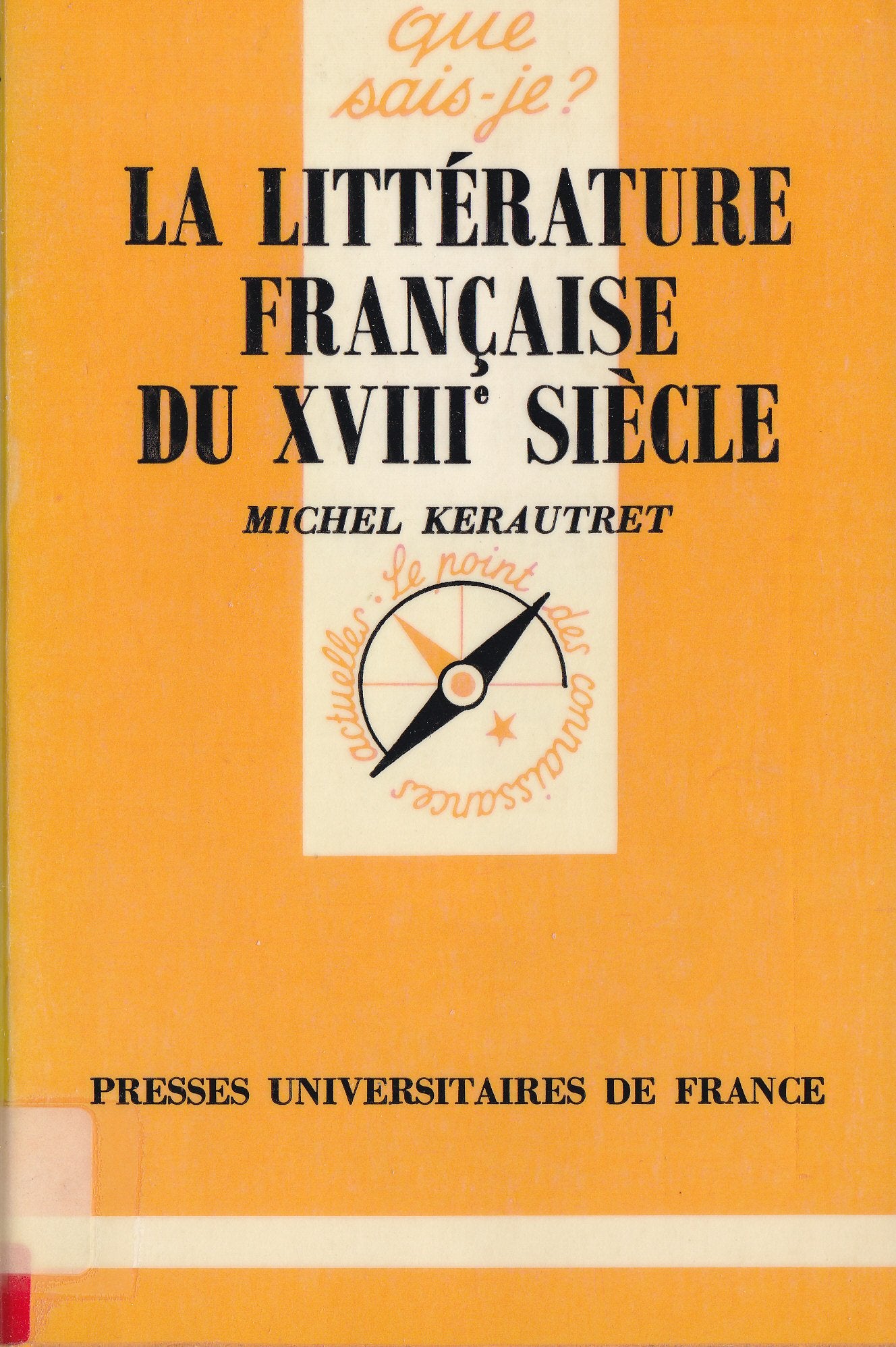 La Littérature française du XVIIIe siècle Books