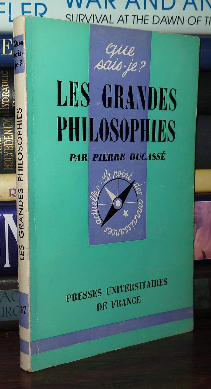 Les grandes philosophies book
