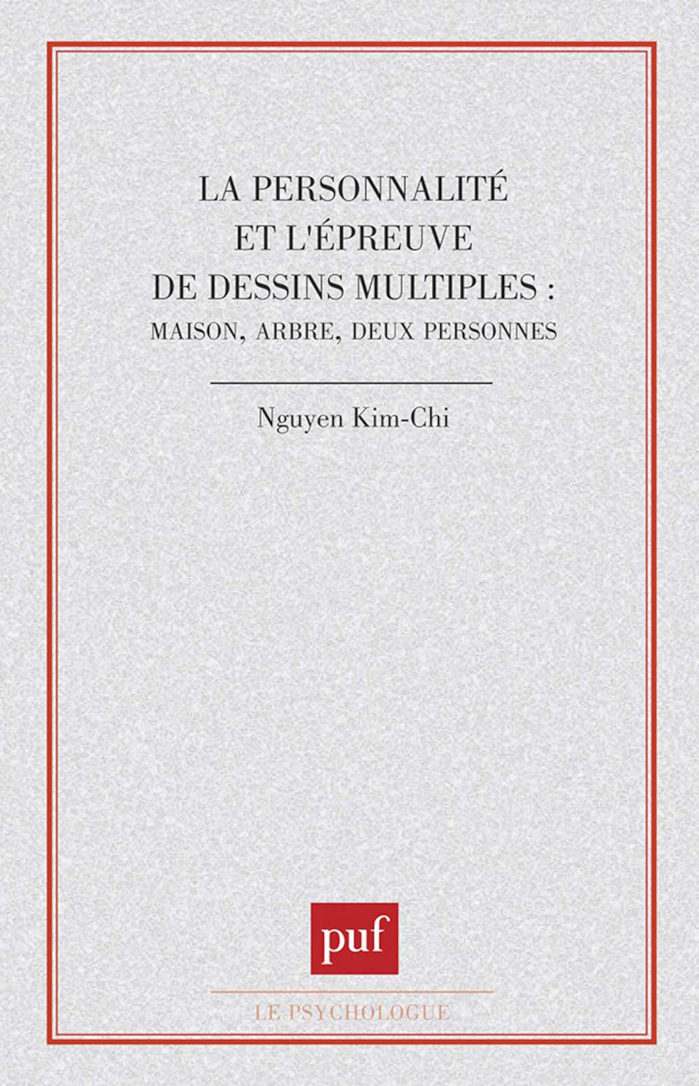 La Personnalité et l'épreuve de dessins multiples book