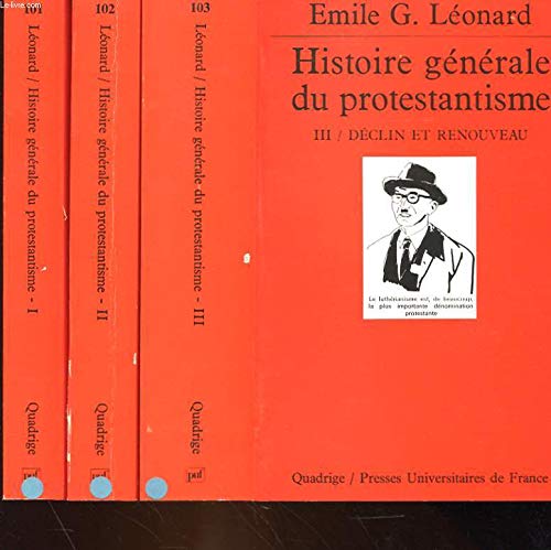 Histoire générale du protestantisme, coffret de 3 volumes book