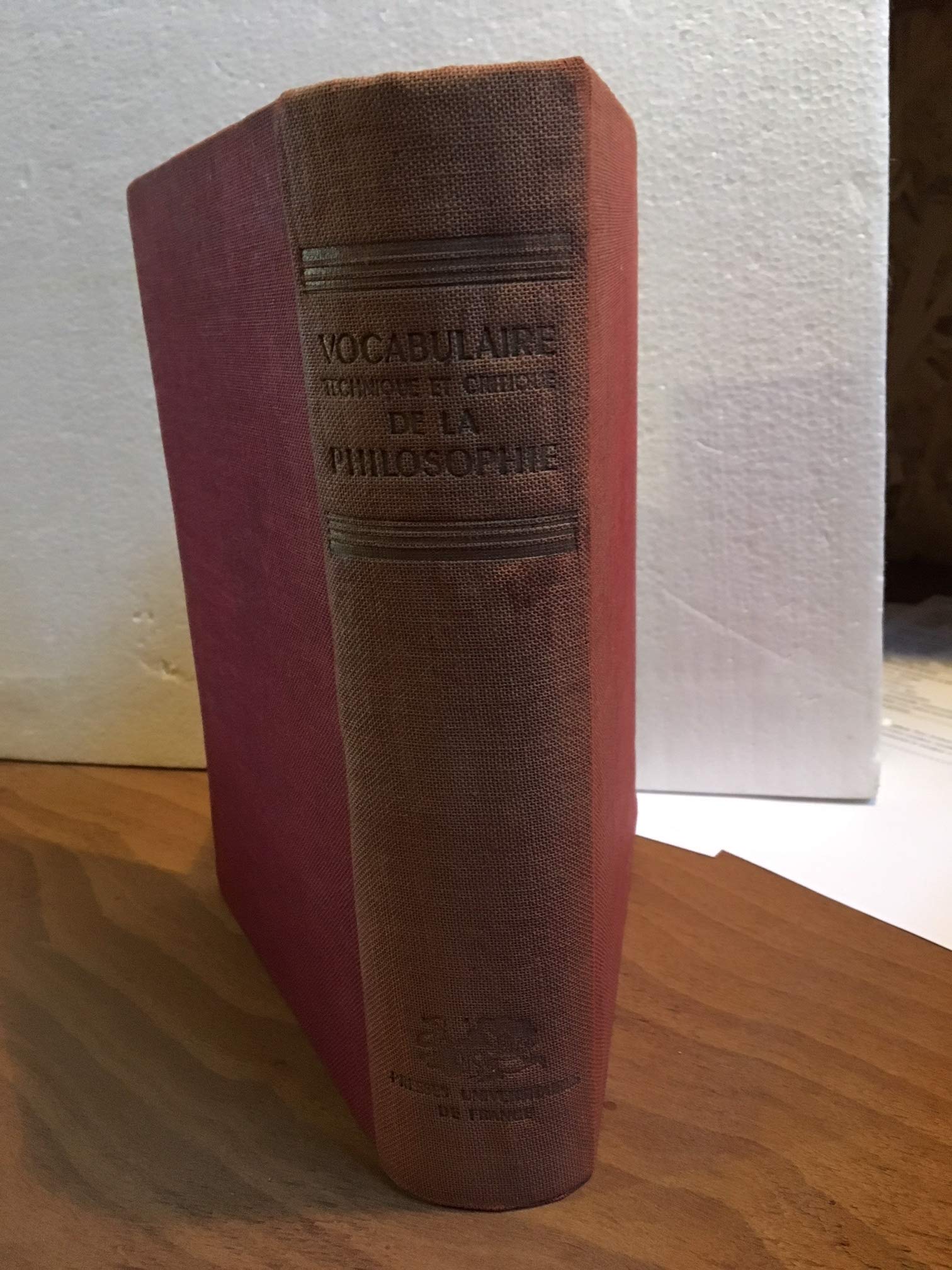 Vocabulaire Technique Et Critique De La Philosophie Books