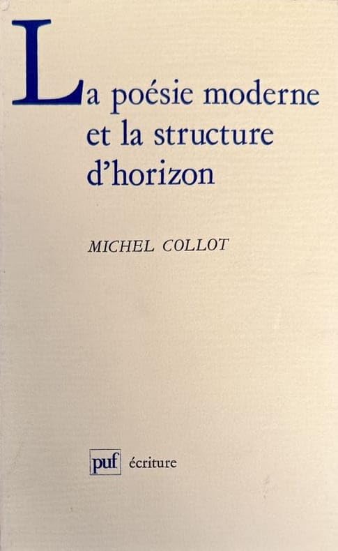 Poesie moderne & structure d'horizon Books