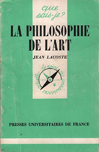 La Philosophie de l'art Books