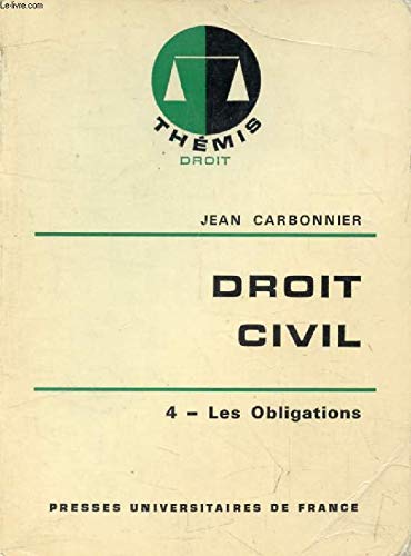 Droit civil Tome 4: Les Obligations Books