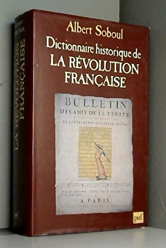 Dictionnaire historique de la Révolution française Foreign Languages ​​& Dictionaries