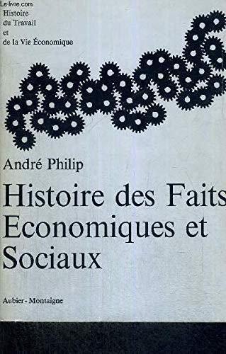Histoire des faits économiques et sociaux book