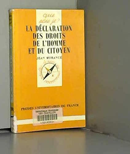 La declaration des droits de l'homme et du citoyen / 26 aout 1789 book