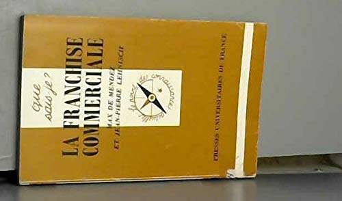 La Franchise commerciale book