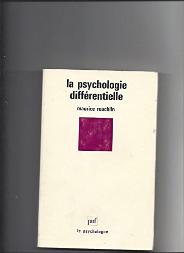 La psychologie différentielle Books