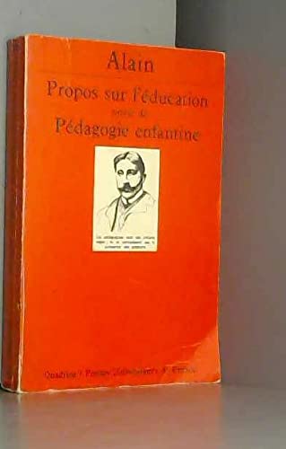 Propos sur l'éducation. Pédagogie enfantine Education & Training