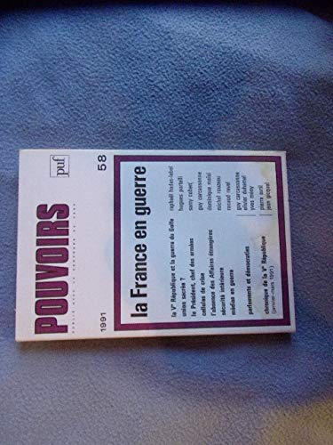 Pouvoirs, n° 58. La France en guerre book