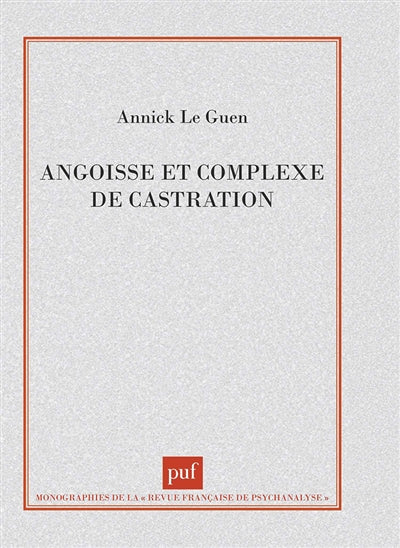 Product Image: Angoisse et complexe de castration