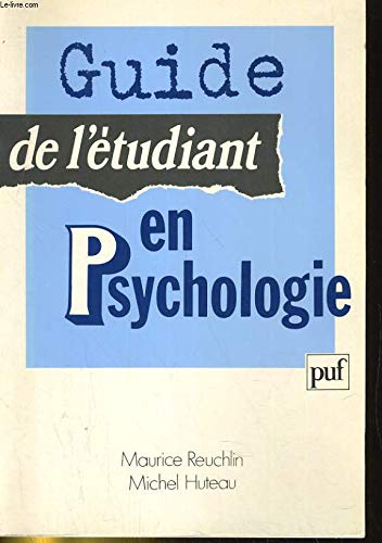 Guide de l'étudiant en psychologie book