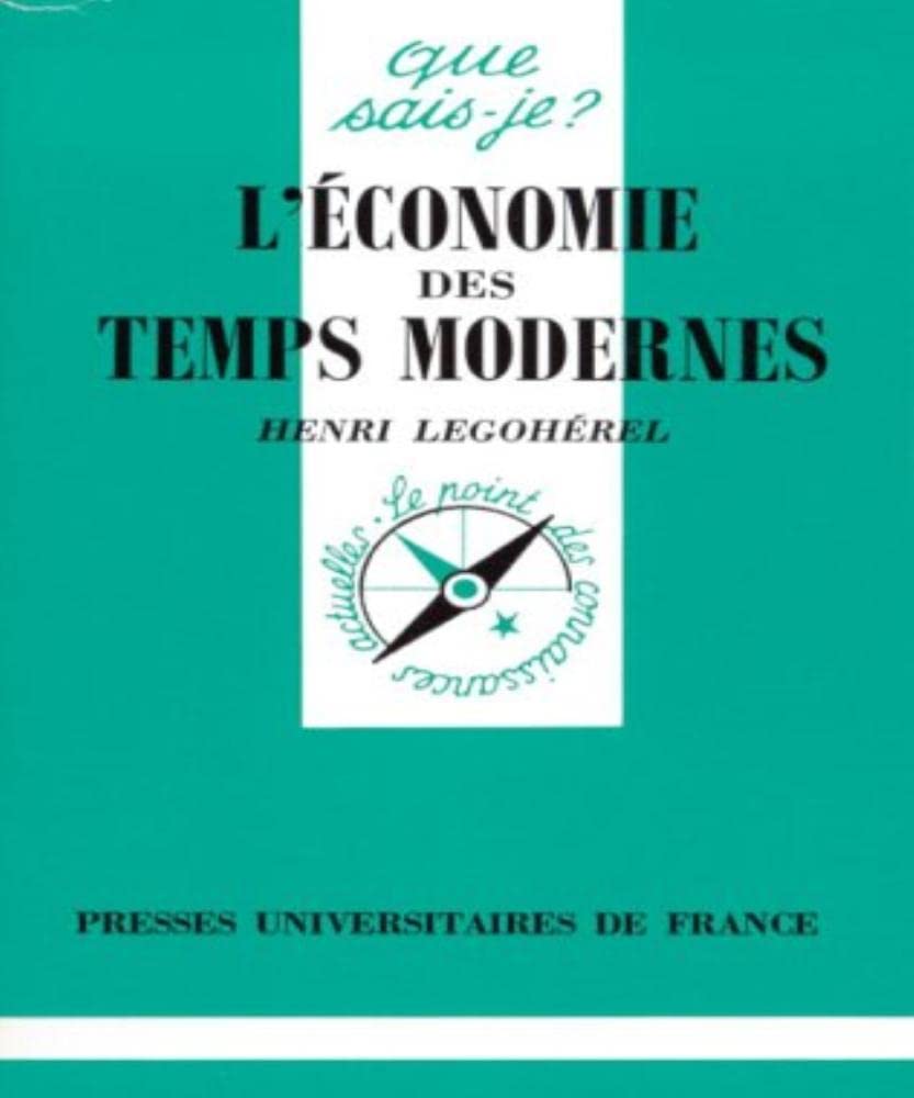 L'ECONOMIE DES TEMPS MODERNES QSJ 2627 Books