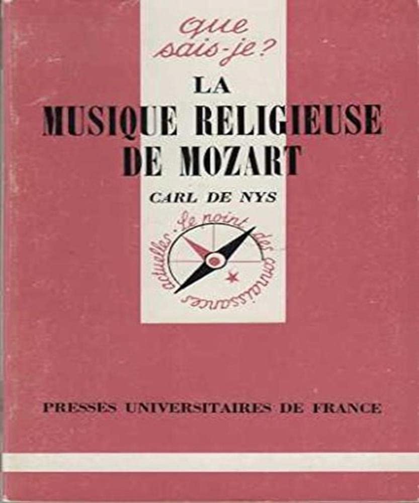 La Musique religieuse de Mozart Books