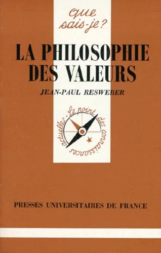 La philosophie des valeurs Philosophy