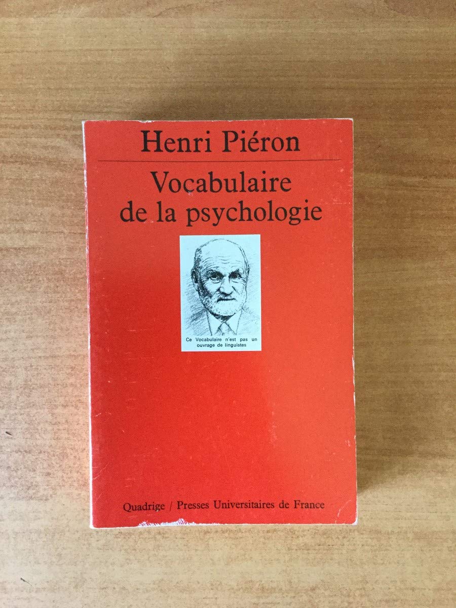 Vocabulaire de la psychologie Psychology