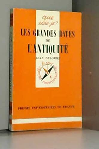 Les grandes dates de l'Antiquité Natural Sciences