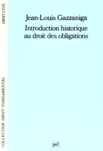 Introduction historique au droit des obligations book