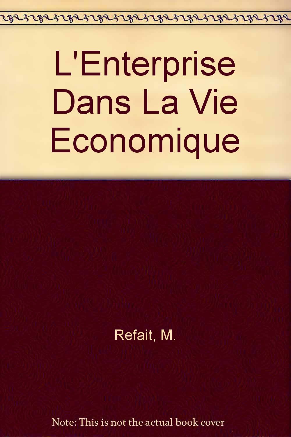 L'entreprise dans la vie économique book