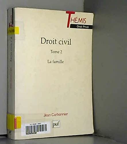 Droit civil t.2 la famille Books