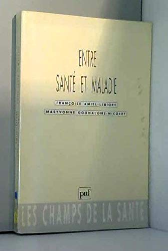 Entre santé et maladie book