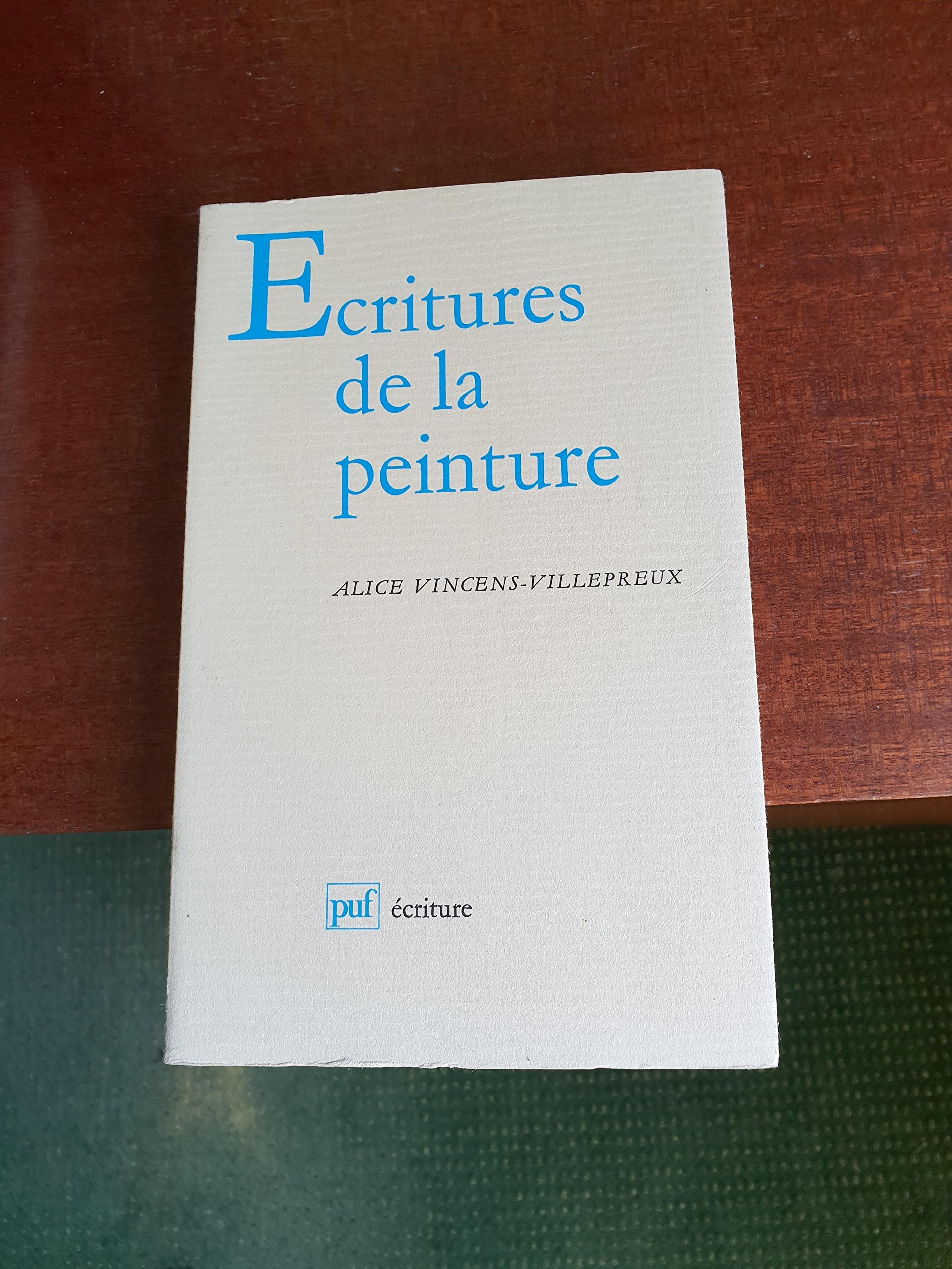 Écritures de la peinture book