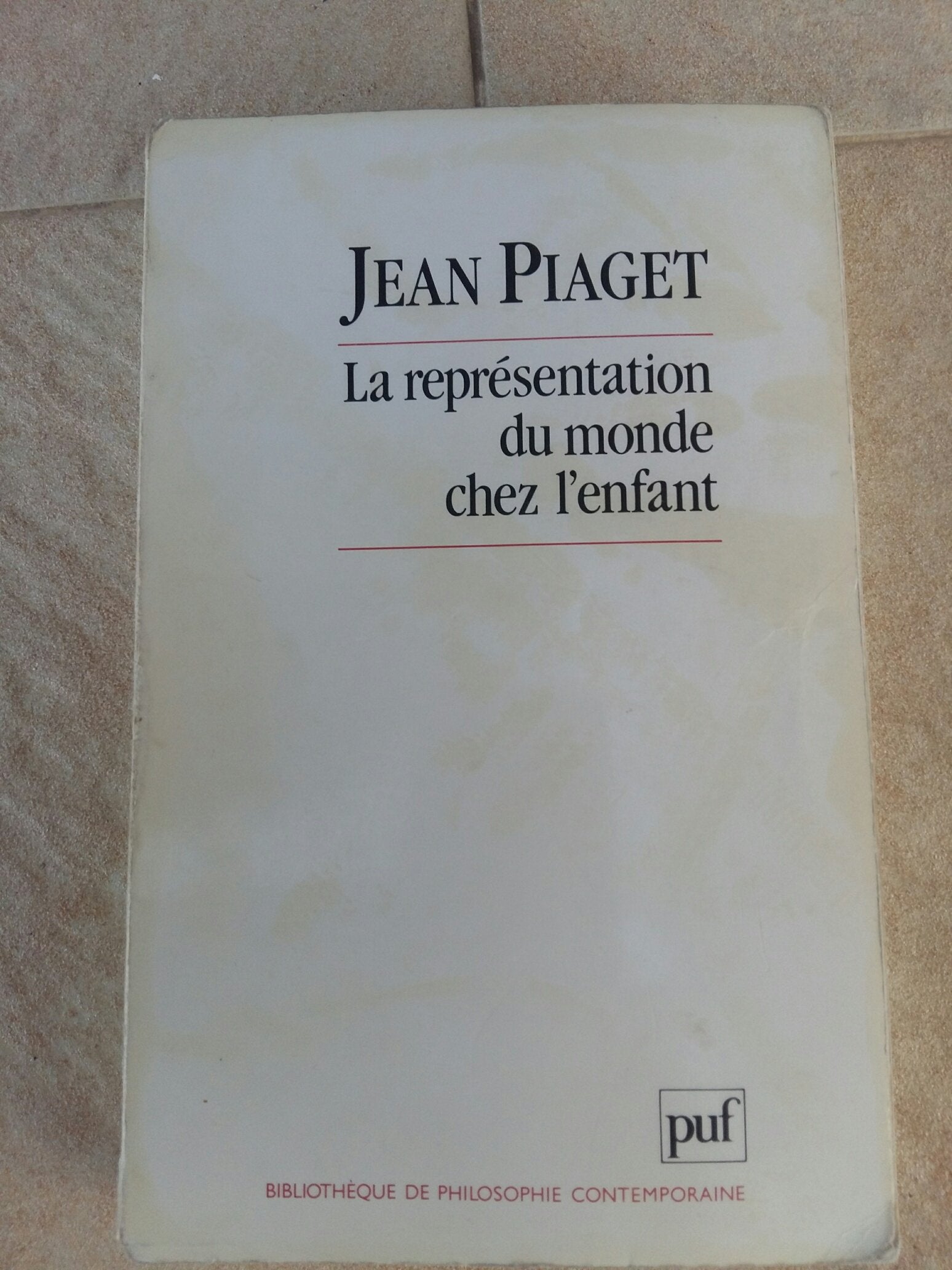 La Représentation du monde chez l'enfant book