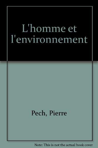 L'homme et l'environnement book