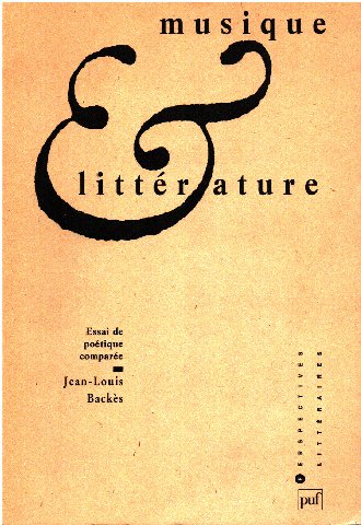 Musique et littérature: Essai de poétique comparée Books