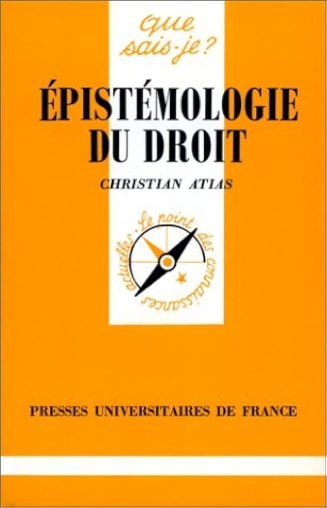 Epistémologie du droit book