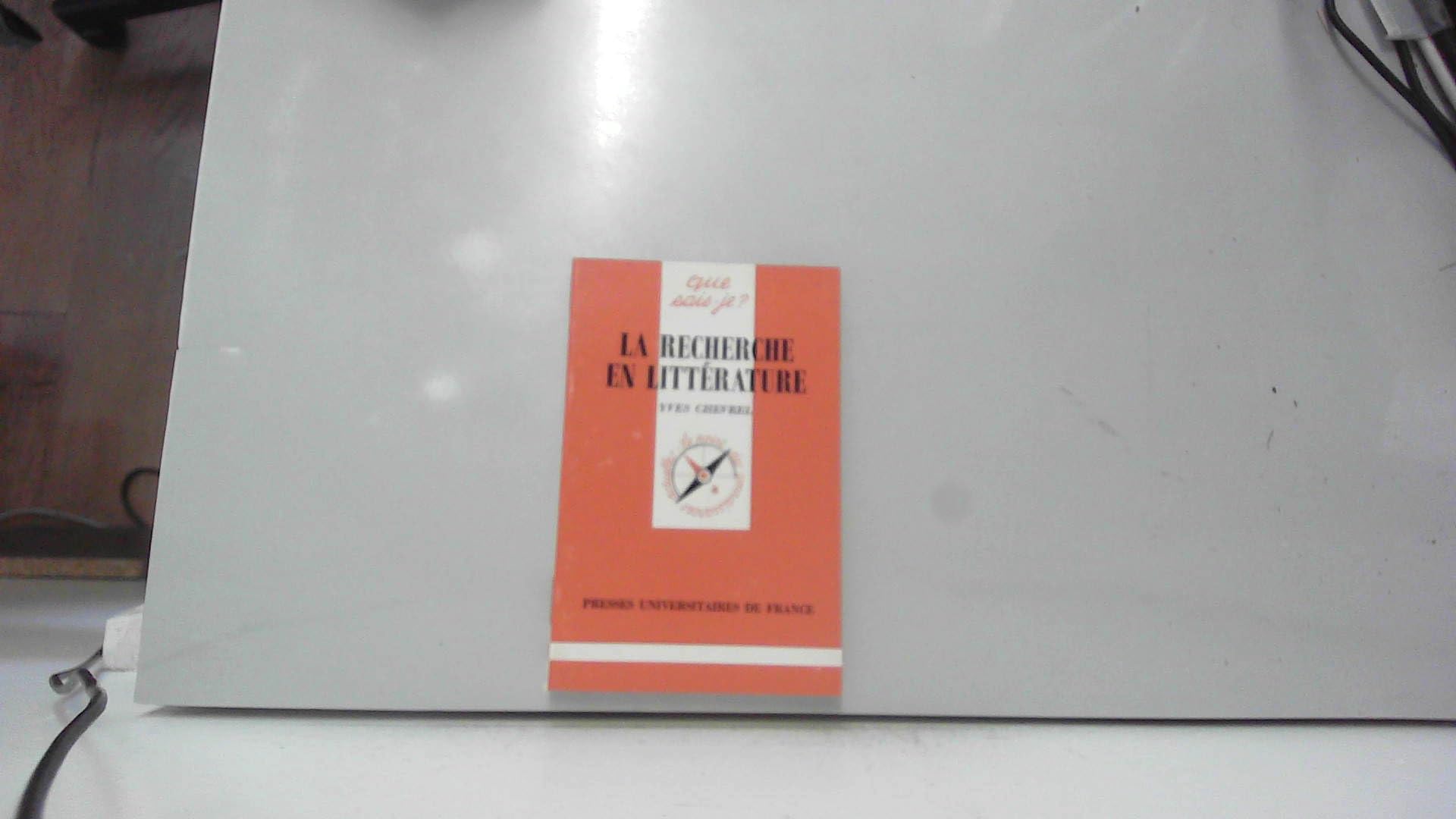 La recherche en littérature book