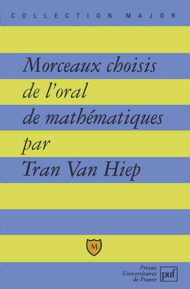 Morceaux choisis de l'oral de mathématiques Business, Finance & Career