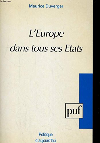 L'Europe dans tous ses Etats book