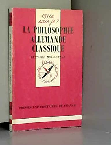 La philosophie allemande classique Philosophy