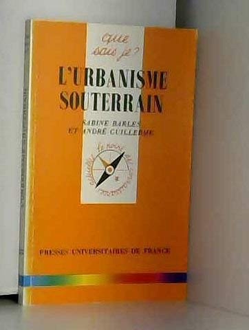 Product Image: L'urbanisme souterrain