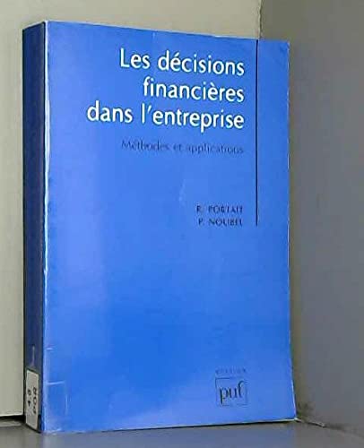 Les décisions financières dans l'entreprise book