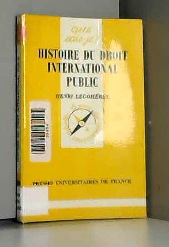 Histoire du droit international public Law