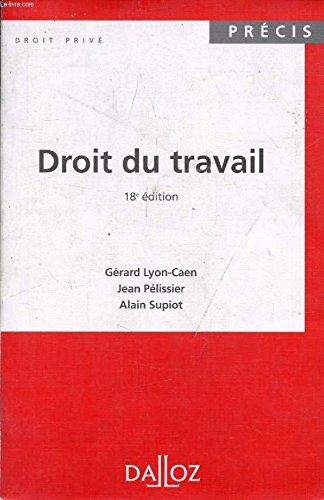 Droit du travail: Tome 1, Les relations individuelles de travail book