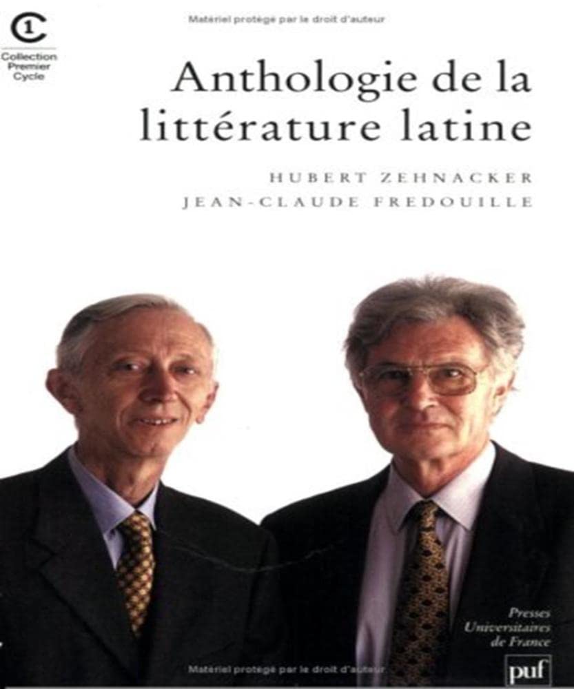 Anthologie de la littérature latine book