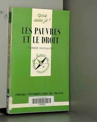 LES PAUVRES ET LE DROIT QSJ 3254 Law