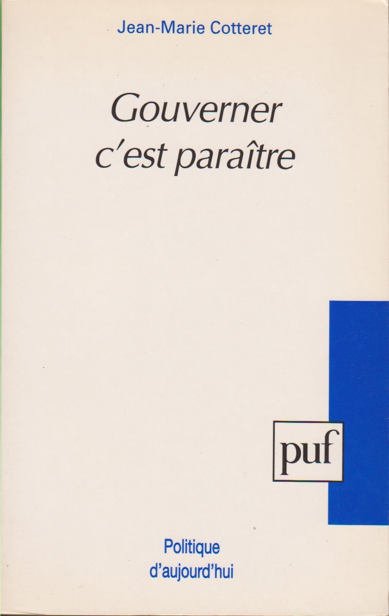 Gouverner c'est paraitre Books