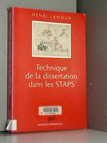 Product Image: Technique de la dissertation dans les STAPS