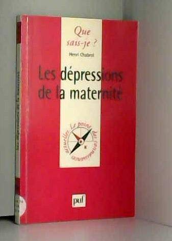 Les dépressions de la maternité book