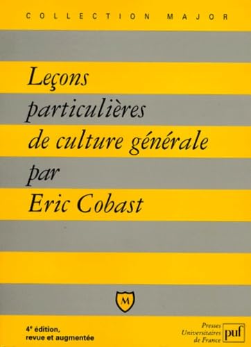 Leçons particulières de culture générale book