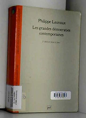 Les grandes démocraties contemporaines Social Sciences