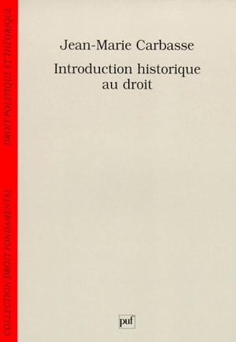 Introduction historique au droit Law