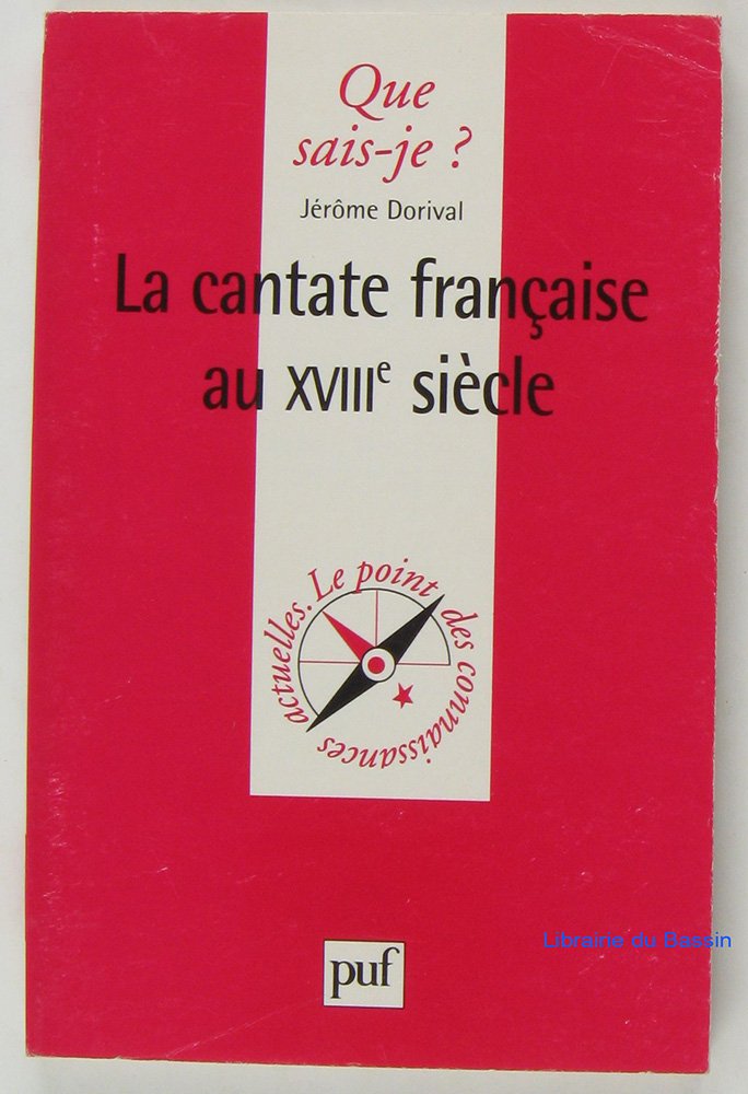 La Cantate française au XVIIIe siècle book