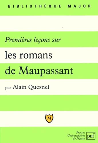 Premières leçons sur les romans de Maupassant book
